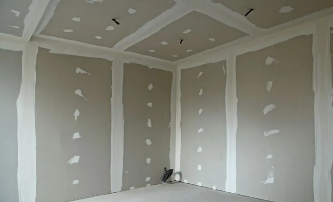 Installation de placo cloison dans un appartement, Saint-Vallier, ETS Fombonne René